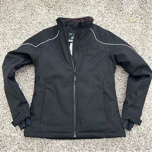 NWOT RefrigiWear 0493R Women's Insulated Softshell Jacket Black Size Small